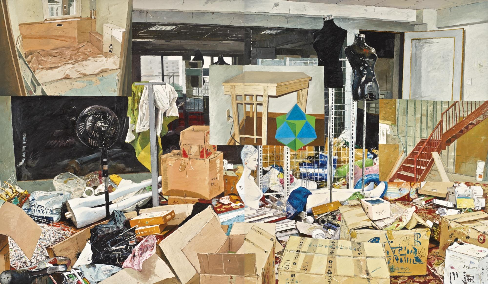 Song Yuanyuan - Polyhedron (Diptych)