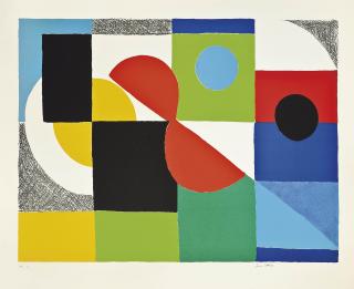 Sonia Delaunay-Terk - Helice Rouge