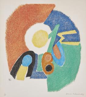 Sonia Delaunay-Terk - Ohne Titel (Aus: Vocation de la couleur).