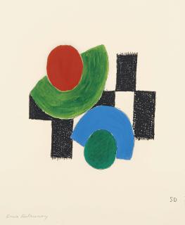 Sonia Delaunay - Cercles rouge et vert