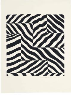 Sonia Delaunay - Composition en Noir et Blanc