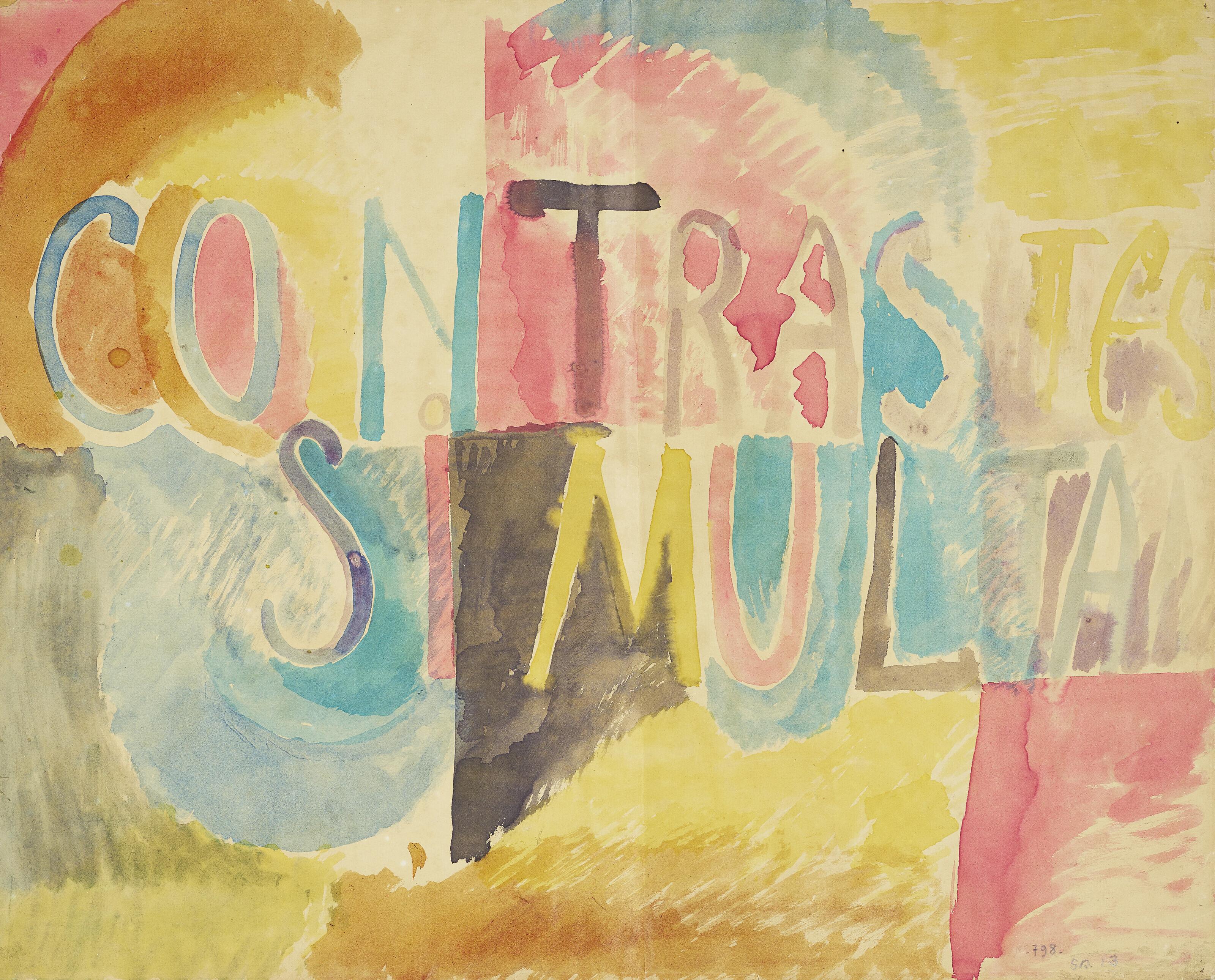 Sonia Delaunay - Contrastes simultanés