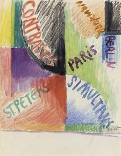 Sonia Delaunay - Contrastes simultanés