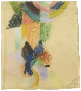 Sonia Delaunay - Étude Pour La Foule, Boulevard Saint-Michel