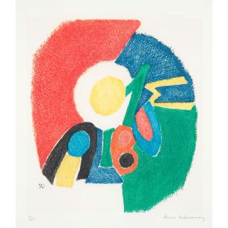 Sonia Delaunay - Gravure II, from Six planches
