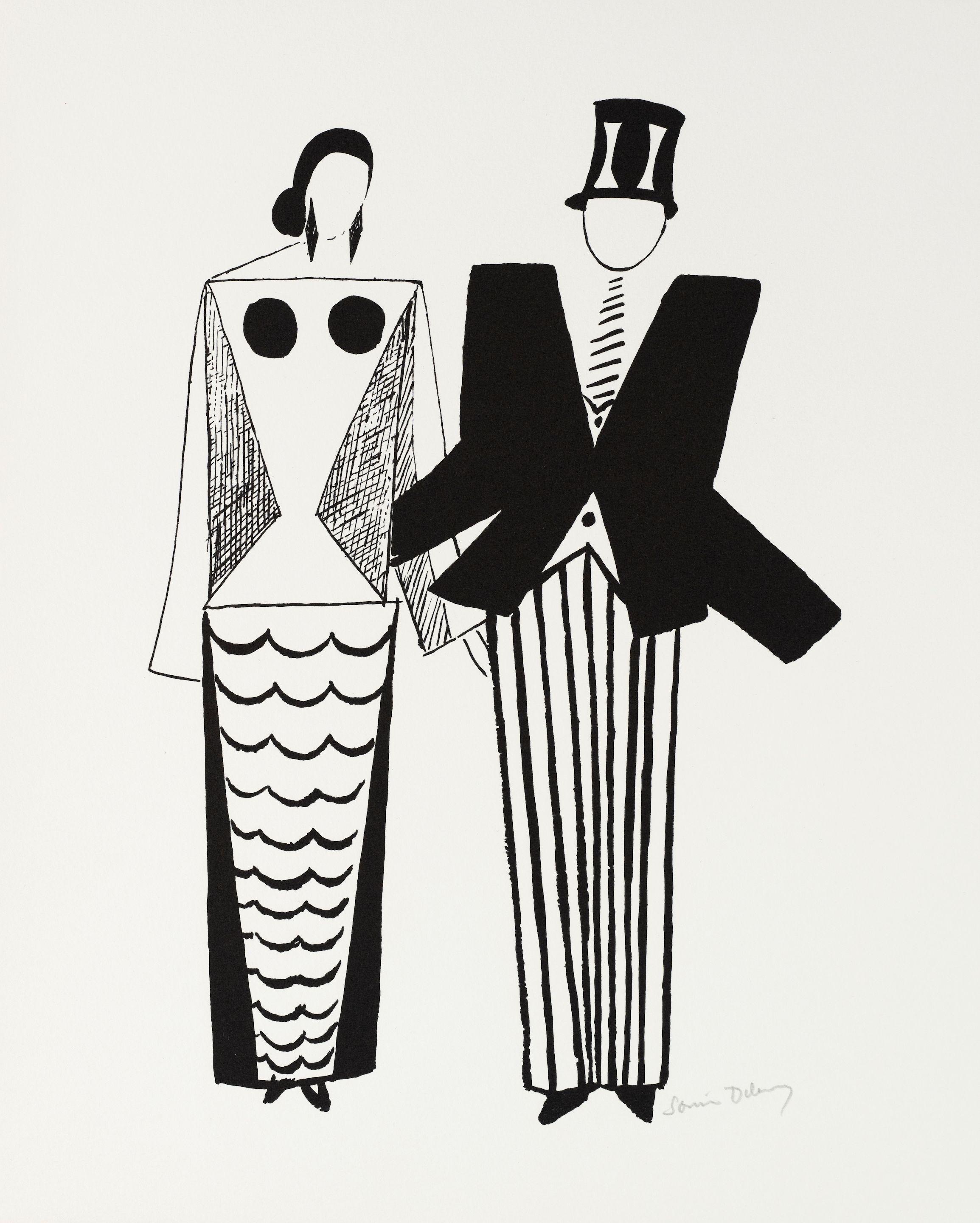 Sonia Delaunay - Le Mariage, 1977