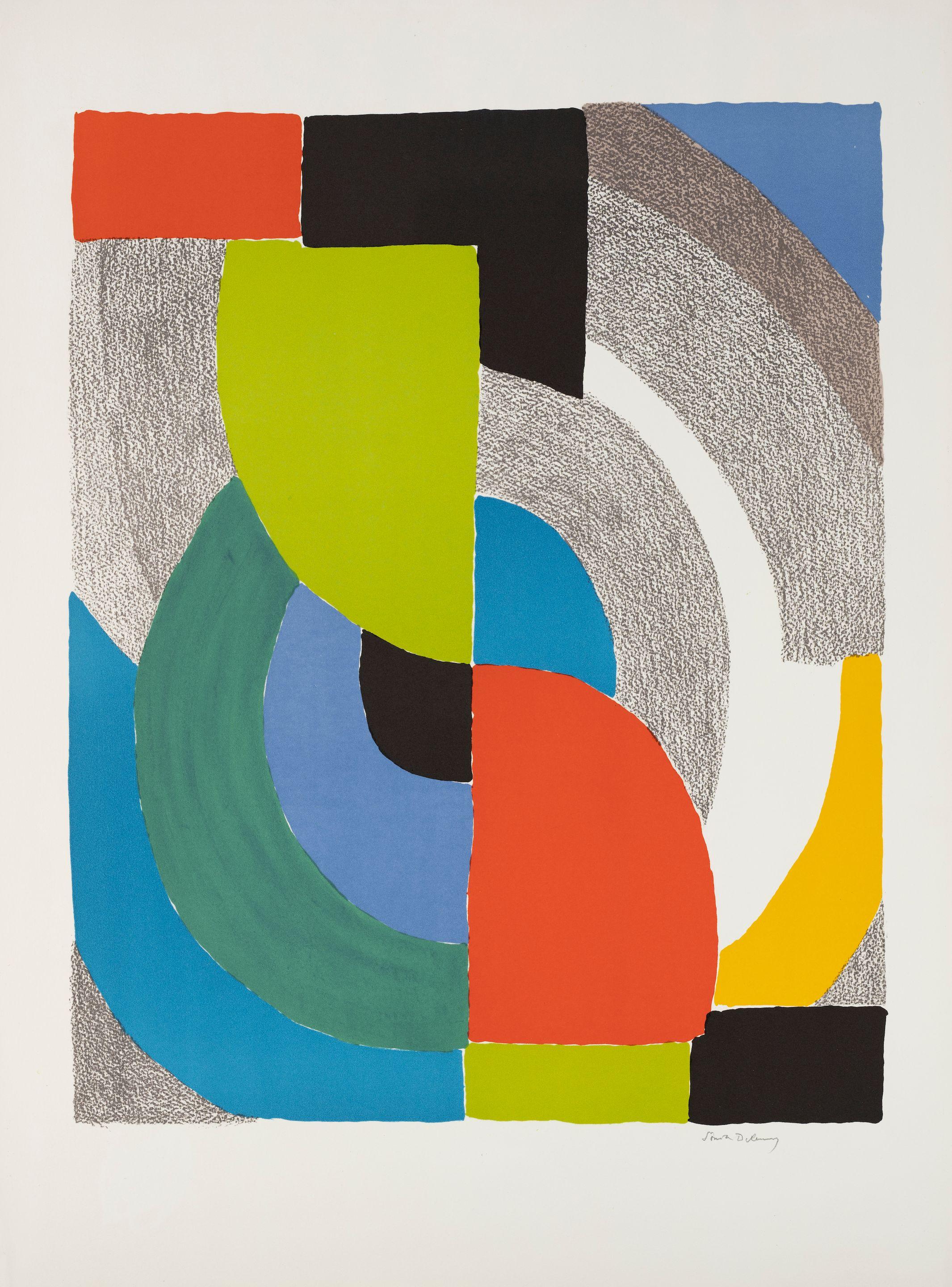 Sonia Delaunay - Olympie, Circa 1970