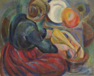 Sonia Delaunay - Portugaise Assise