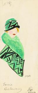 Sonia Delaunay - Projet De Châle, Paris, 1923