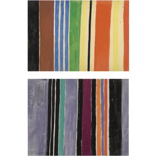 Sonia Delaunay - Rayures & Projet Rayures: Two Works