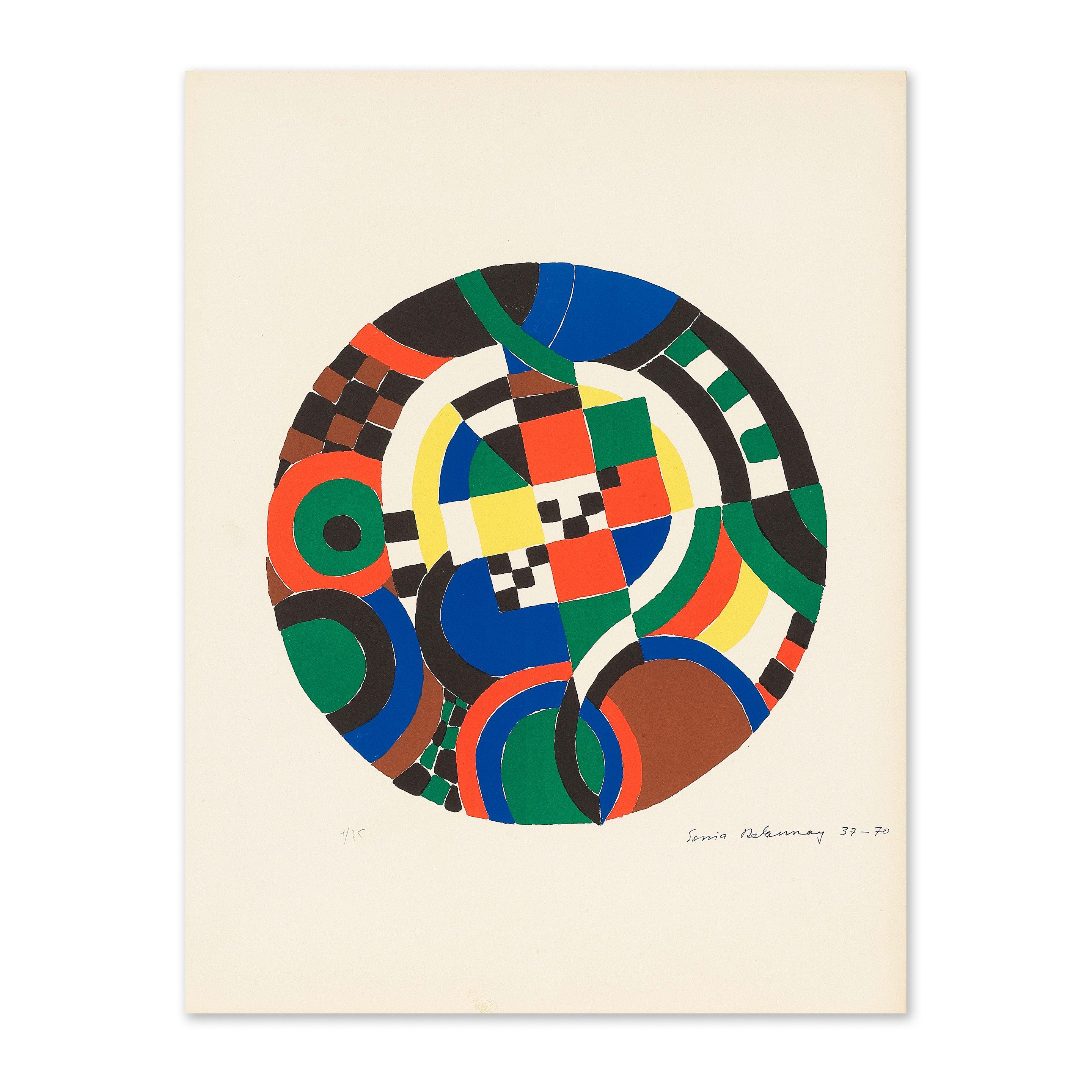 Sonia Delaunay - Ronde (projet de tapis), 1937/1970