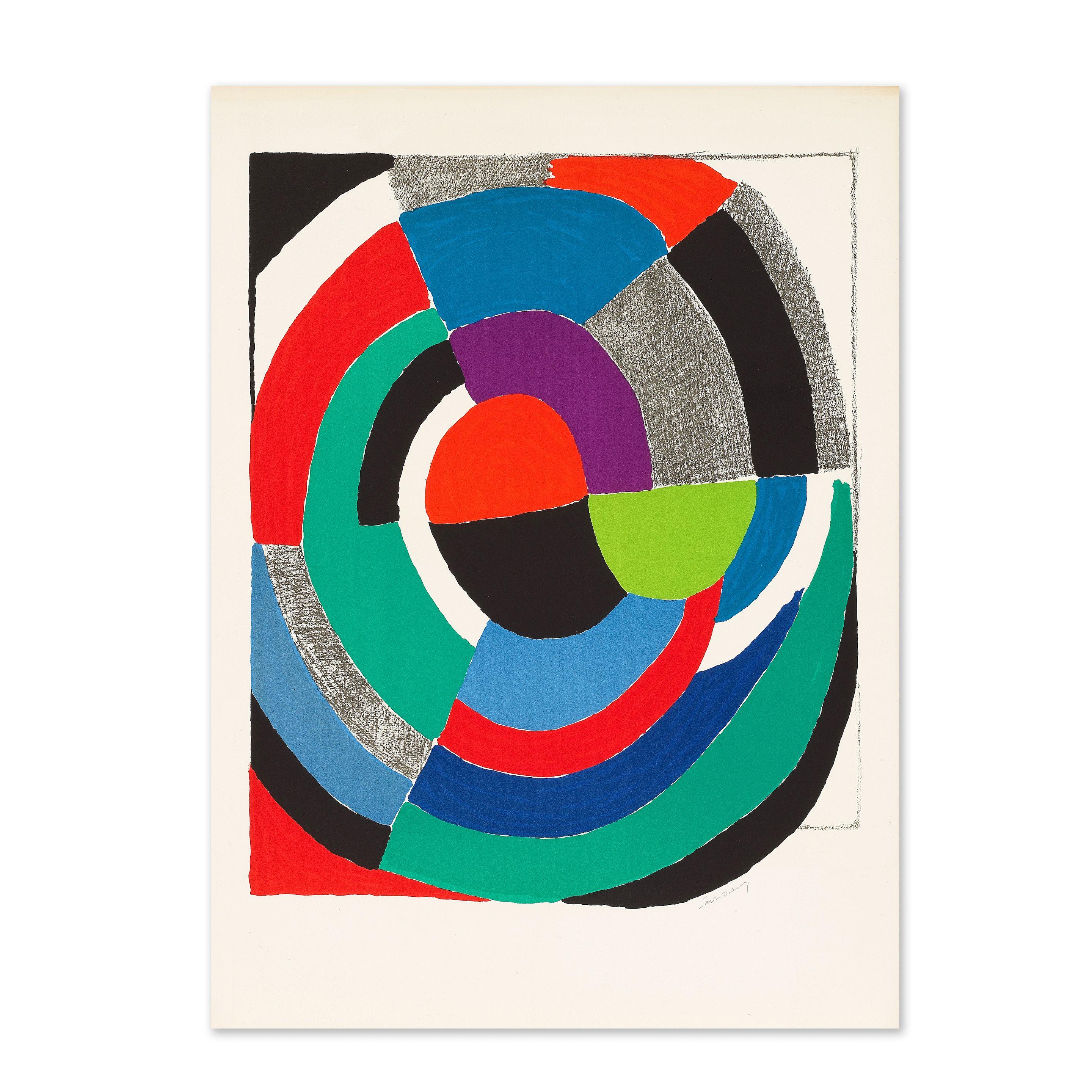 Sonia Delaunay - Rose des vents, 1972