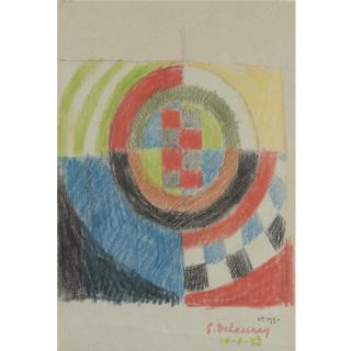 Sonia Delaunay - Rythme Coloré (No. 199)