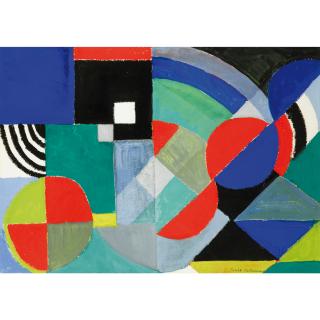Sonia Delaunay - Rythme Coloré No. 636