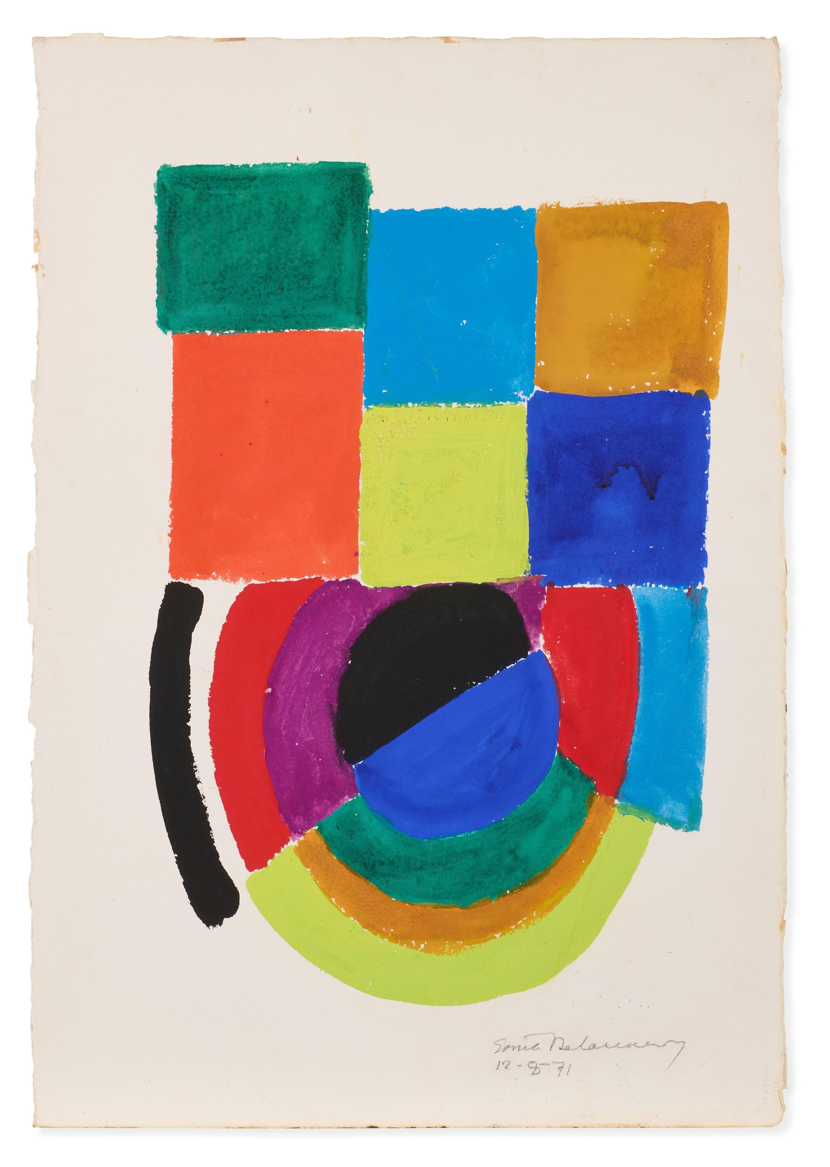 Sonia Delaunay - Rythme couleur