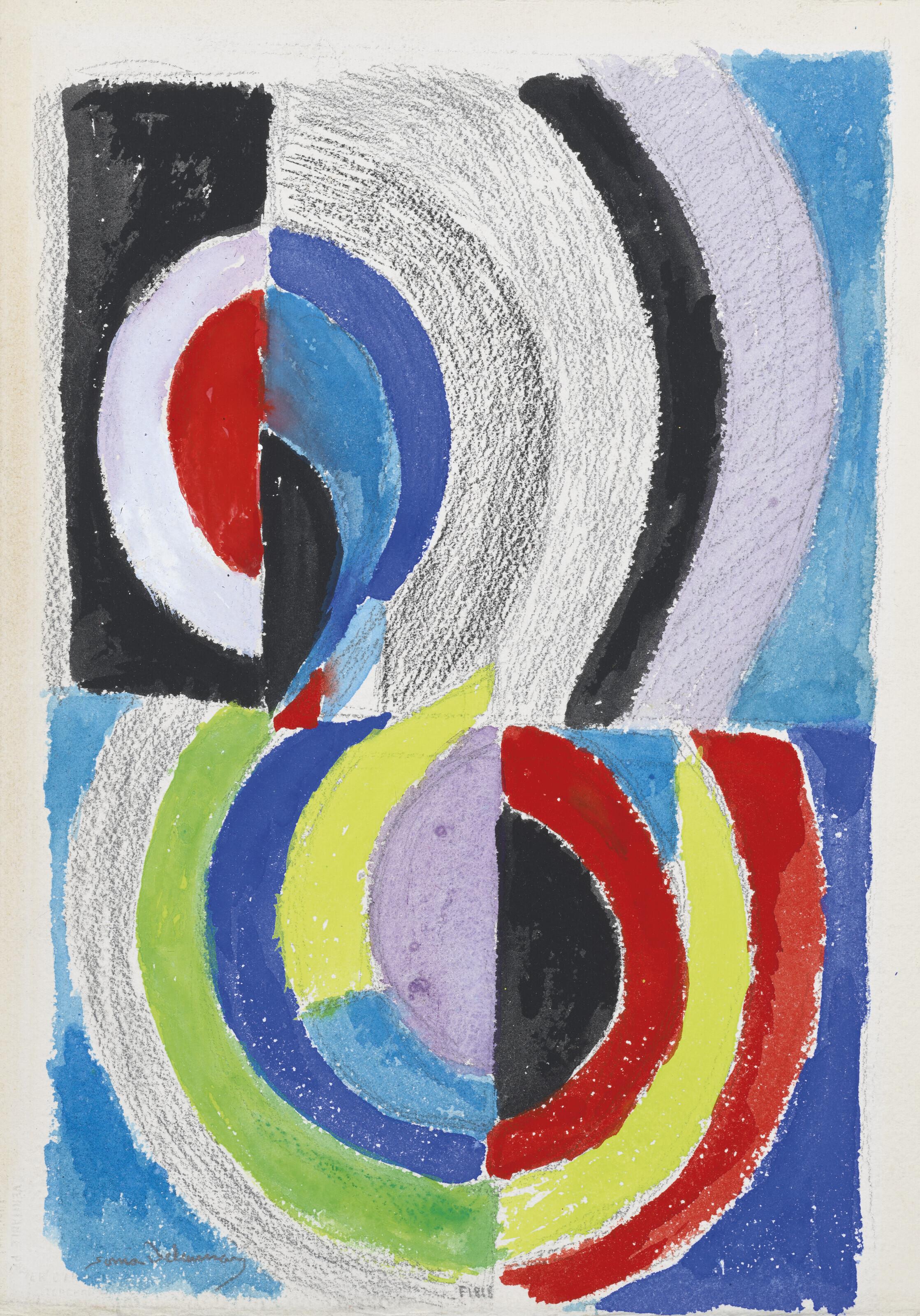 Sonia Delaunay - Rythmes-Couleurs no. 1818