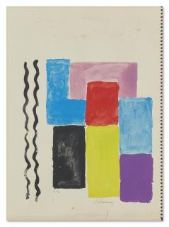 Sonia Delaunay - Sans titre (recto ; verso)