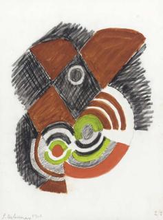 Sonia Delaunay - Tristan Tzara, Juste Présent, Paris, La Rose Des Vents, 1961