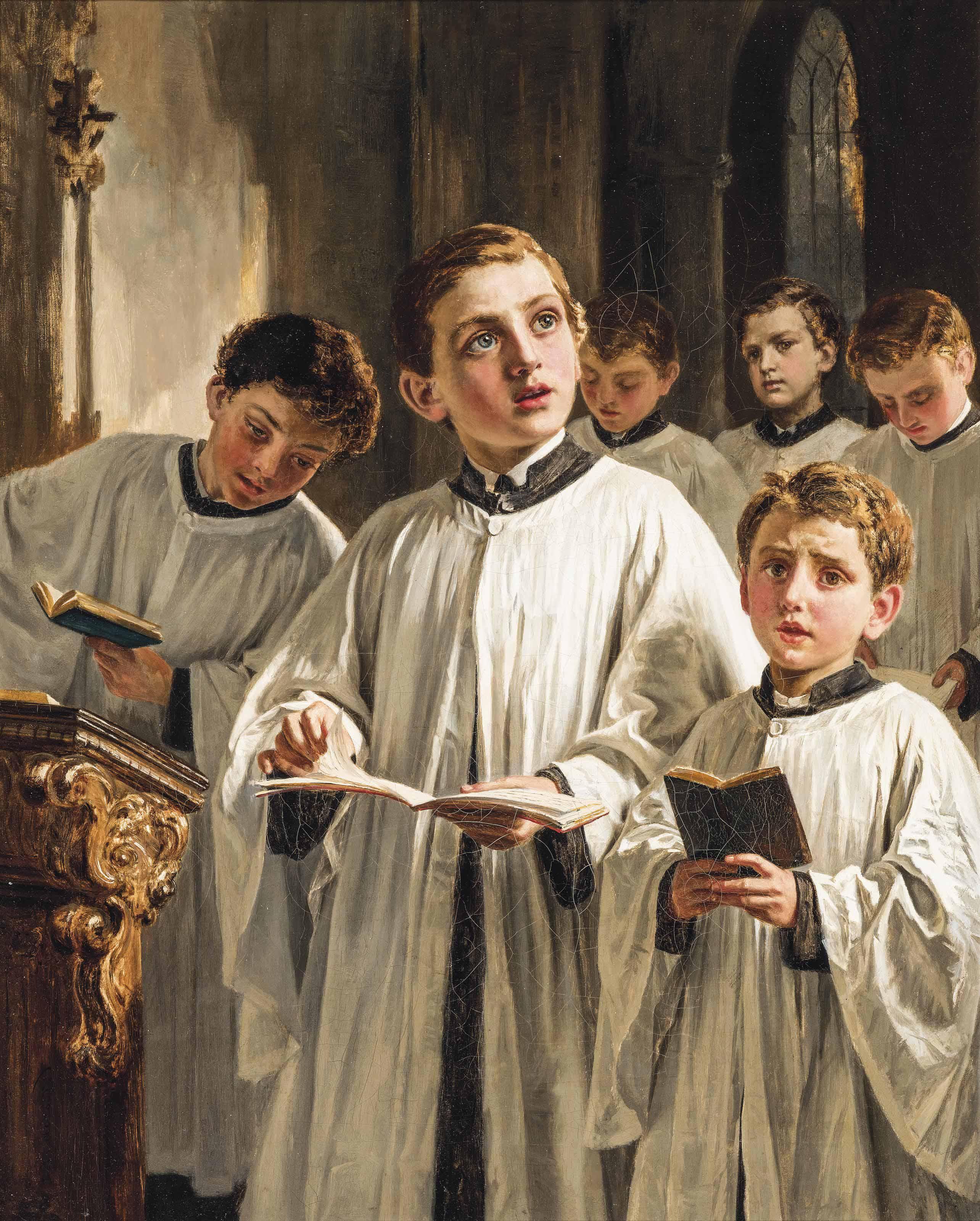 Sophie Anderson - The choir boys