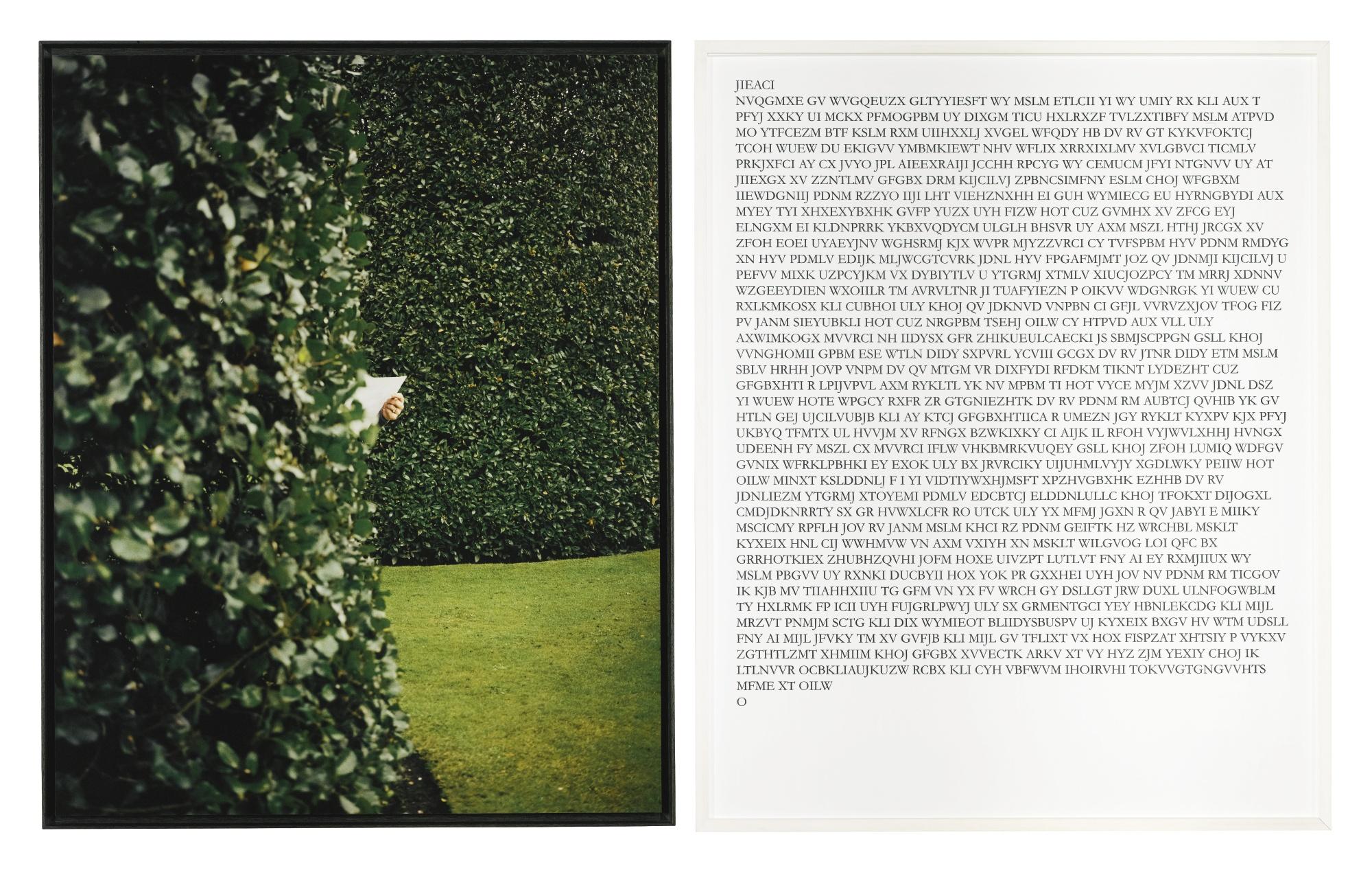 Sophie Calle - Prenez Soin De Vous. Officier Traitant De La Dgse, Louise (Take Care Of Yourself. French Intelligence Officer, Louise)