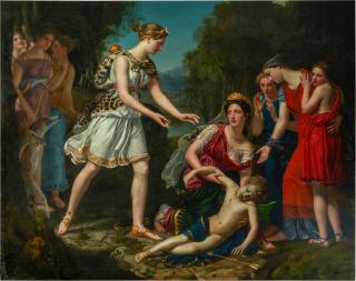 Sophie Frémiet Rude - The death of Cenchirias, son of Neptune and the nymph Peirene