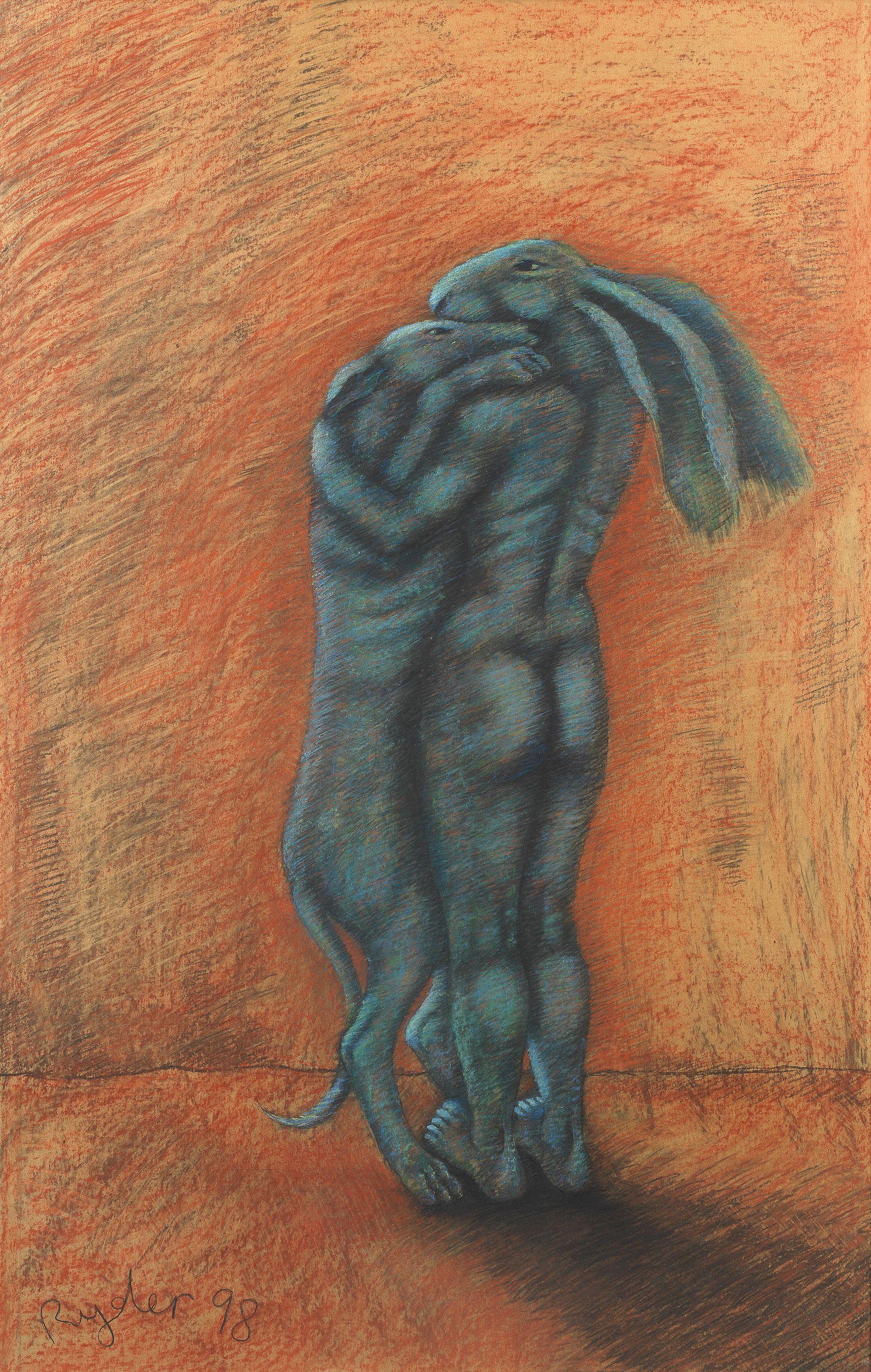 Sophie Ryder - Lady-Hare with Dog