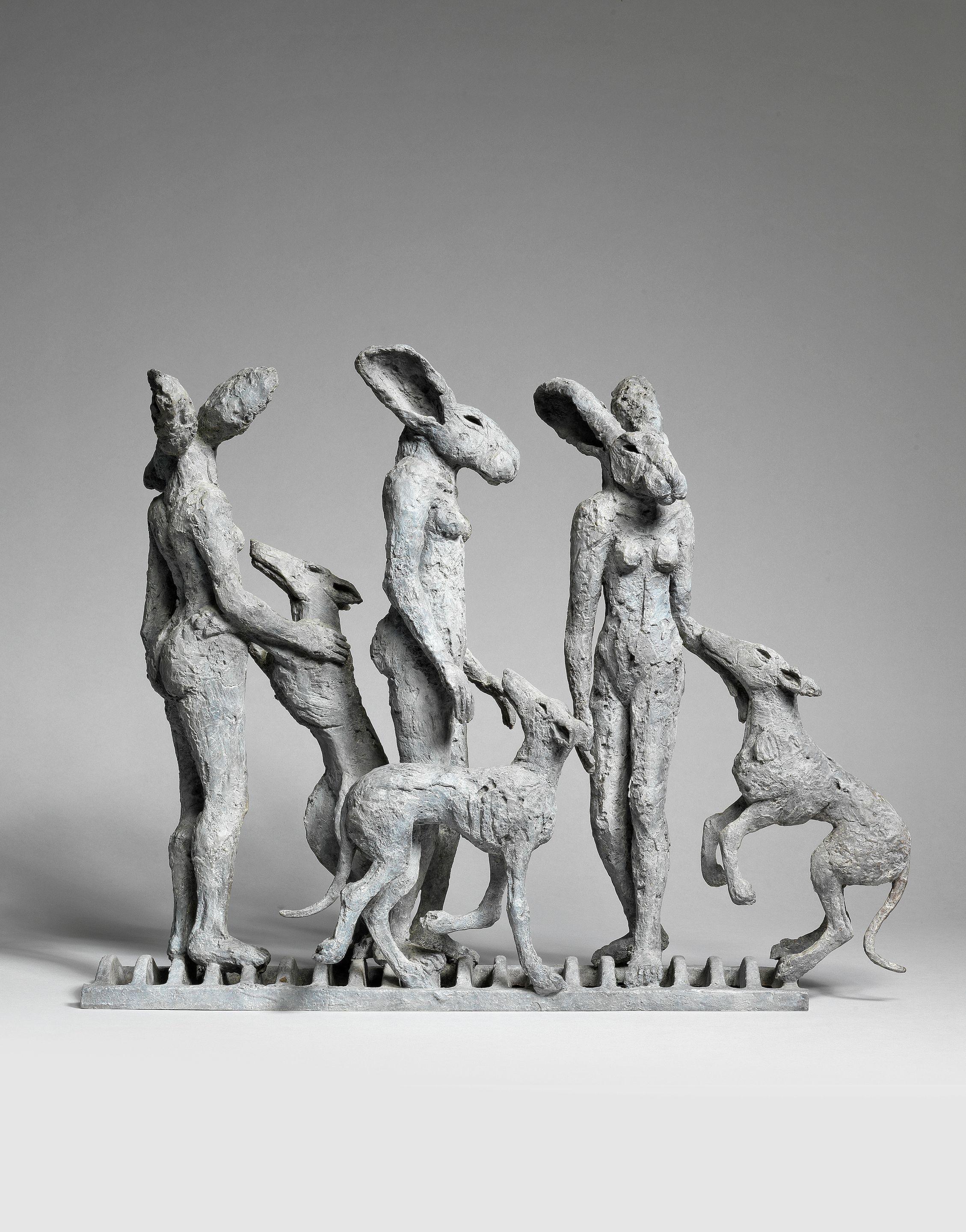 Sophie Ryder - Maquette for Paintpots