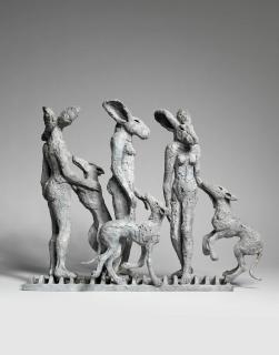 Sophie Ryder - Maquette for Paintpots