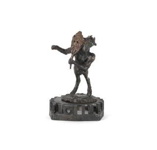 Sophie Ryder - Minotaur as a Sea God 12cm (4 3/4in) high (including base); 9.5cm (3 3/4in) high (excluding base)