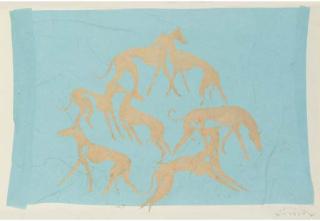 Sophie Ryder - Running Hare; Pack of dogs