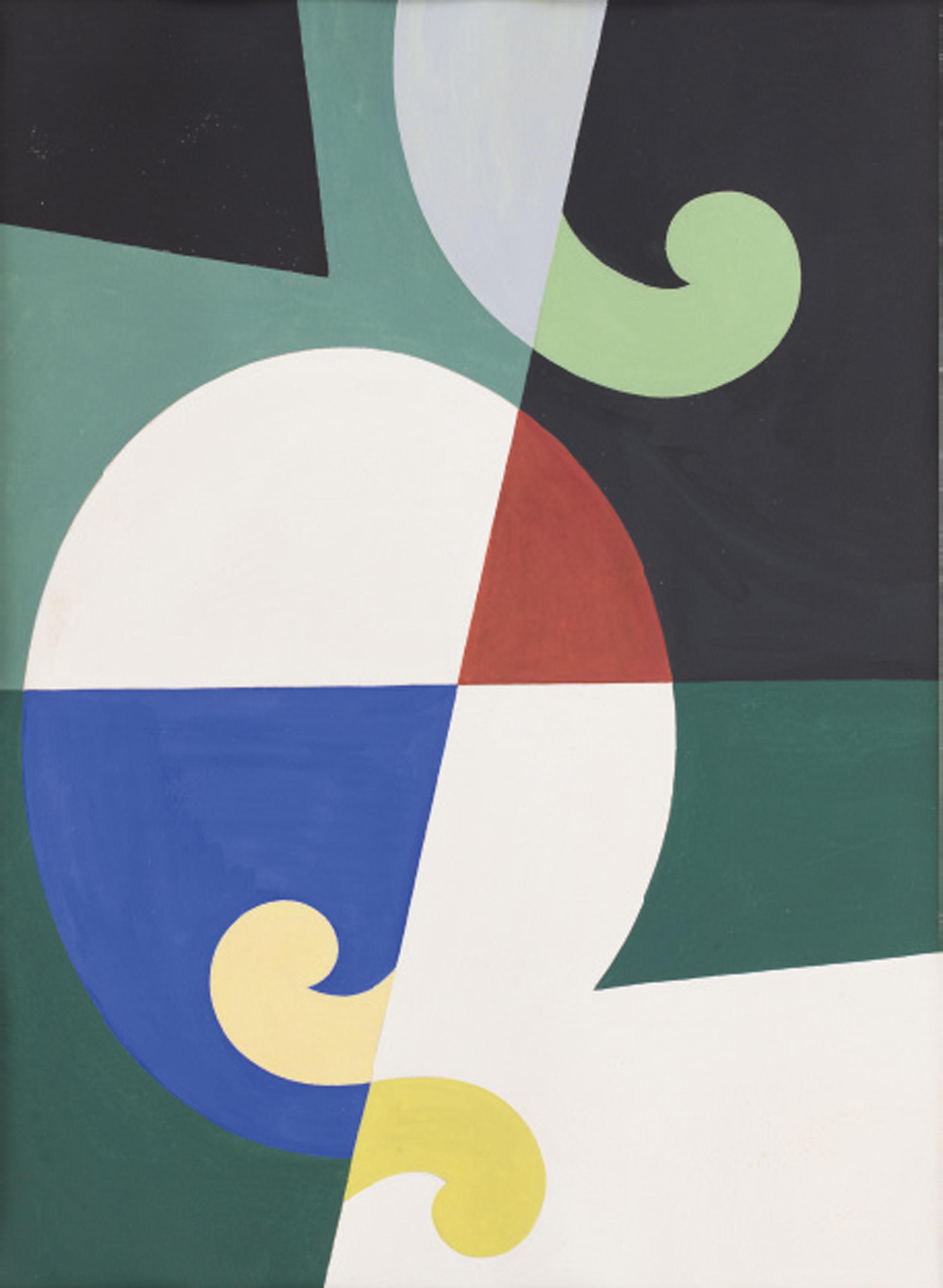 Sophie Taeuber-Arp - Cercle, quatre plans irréguliers avec couronne