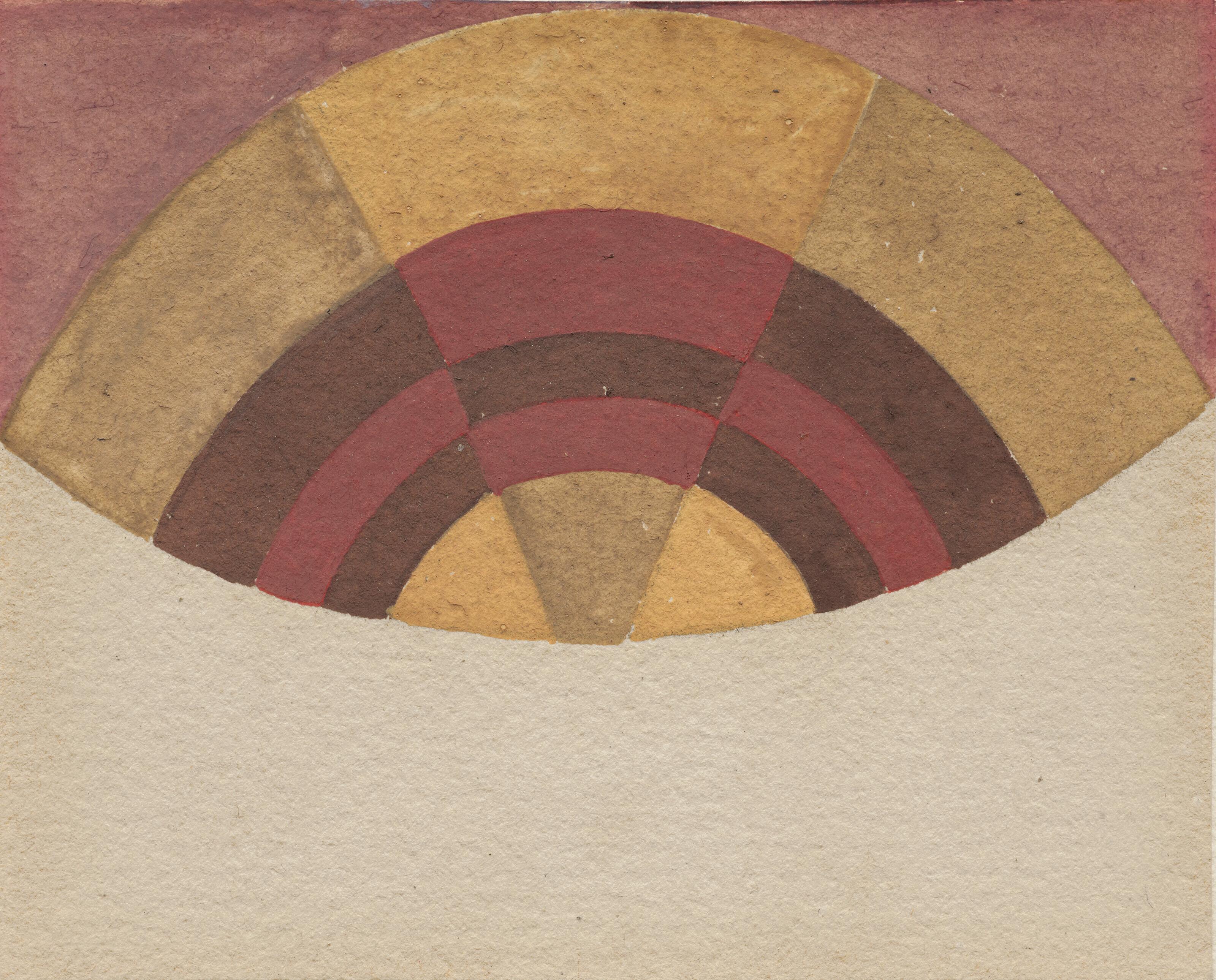 Sophie Taeuber-Arp - Demi-cercle multicolore