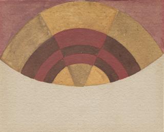 Sophie Taeuber-Arp - Demi-cercle multicolore