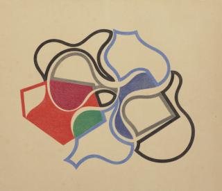 Sophie Taeuber-Arp - Formes coïncidentes, lignes et plans