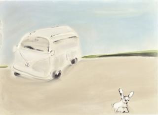 Sophie Von Hellermann - Untitled (White Rabbit)