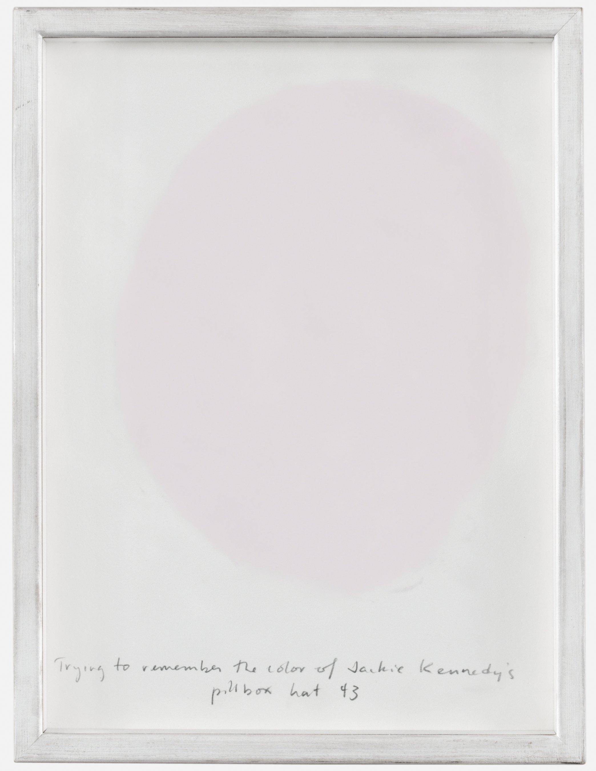 Spencer Finch - Try to remember the colour of Jackie Kennedy\'s pillbox hat 43