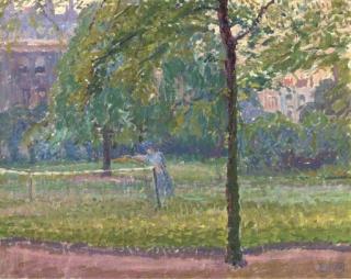 Spencer Frederick Gore - Tennis In Mornington Crescent Gardens
