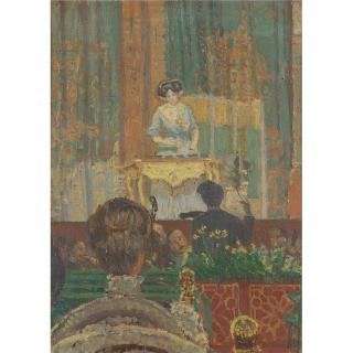 Spencer Frederick Gore - The Music Hall (Lady With A Dulcimer)