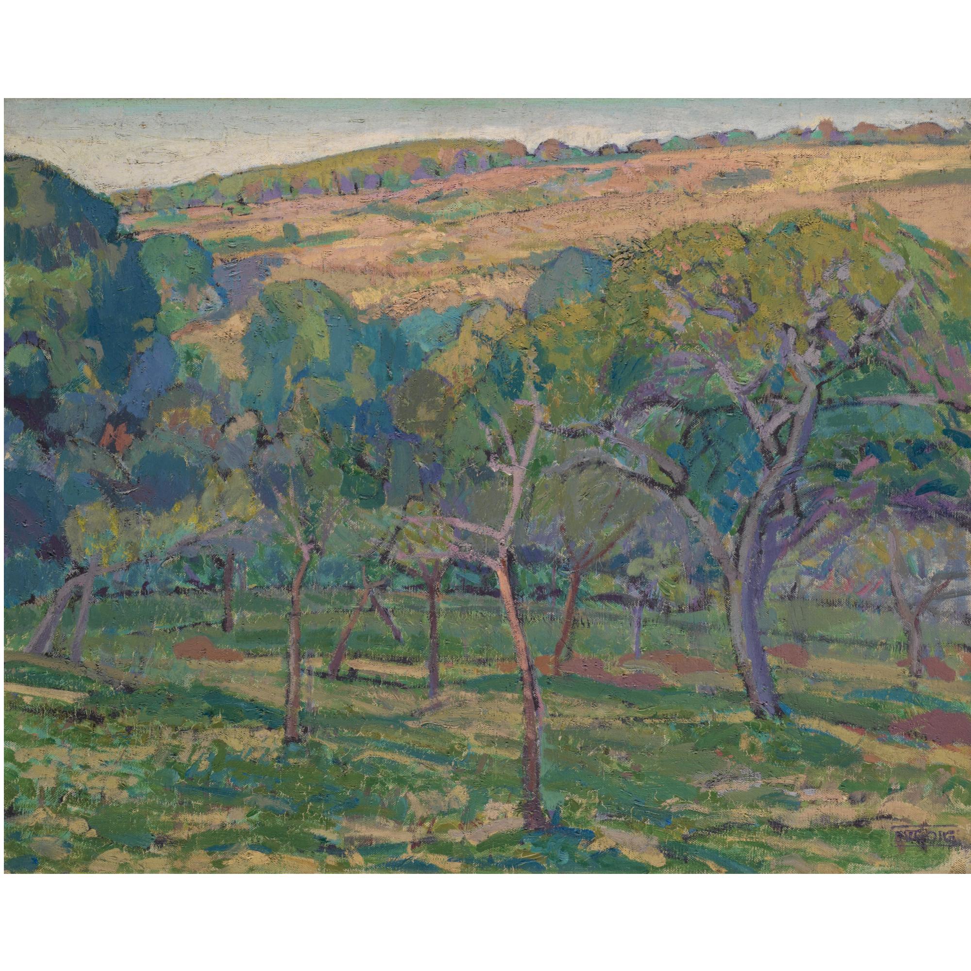 Spencer Frederick Gore - The Orchard, Applehayes, Clayhidon, 1913