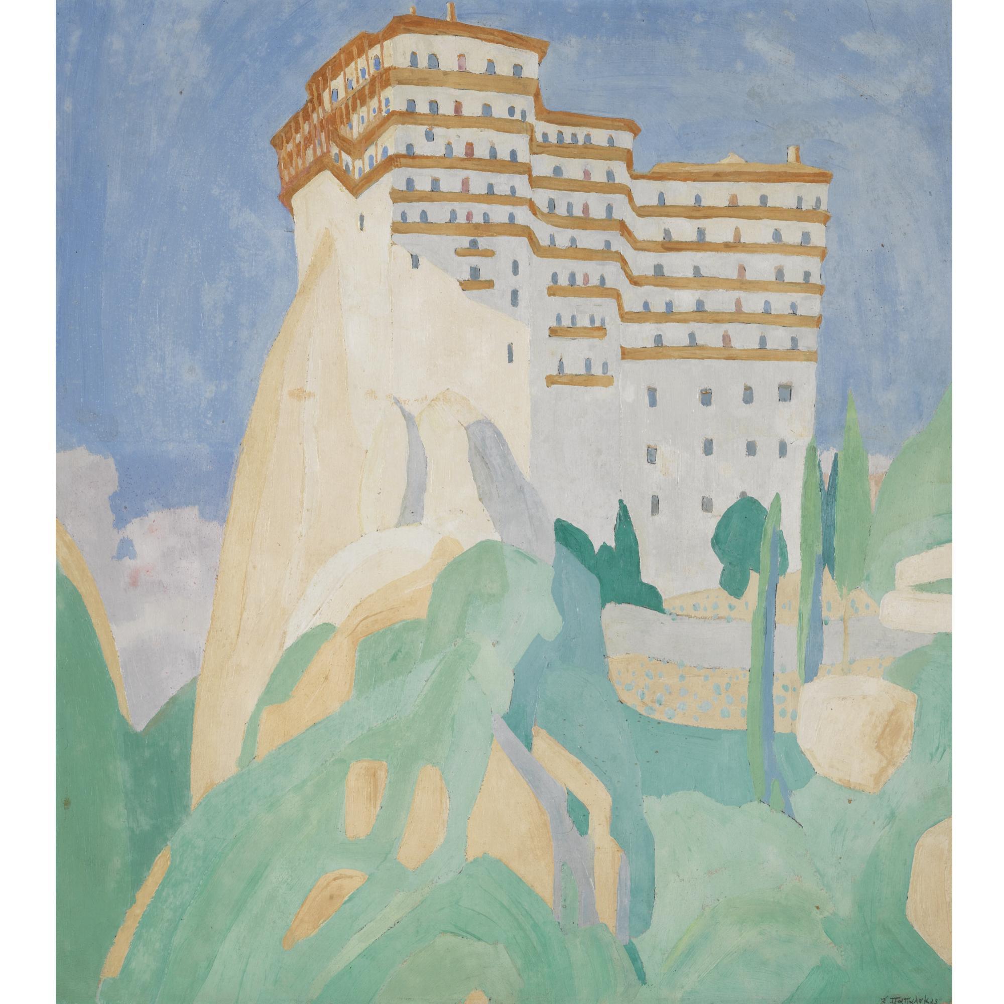 Spyros Papaloukas - Greek The Monastery Of Simonopetra, Mount Athos