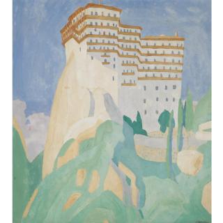 Spyros Papaloukas - Greek The Monastery Of Simonopetra, Mount Athos