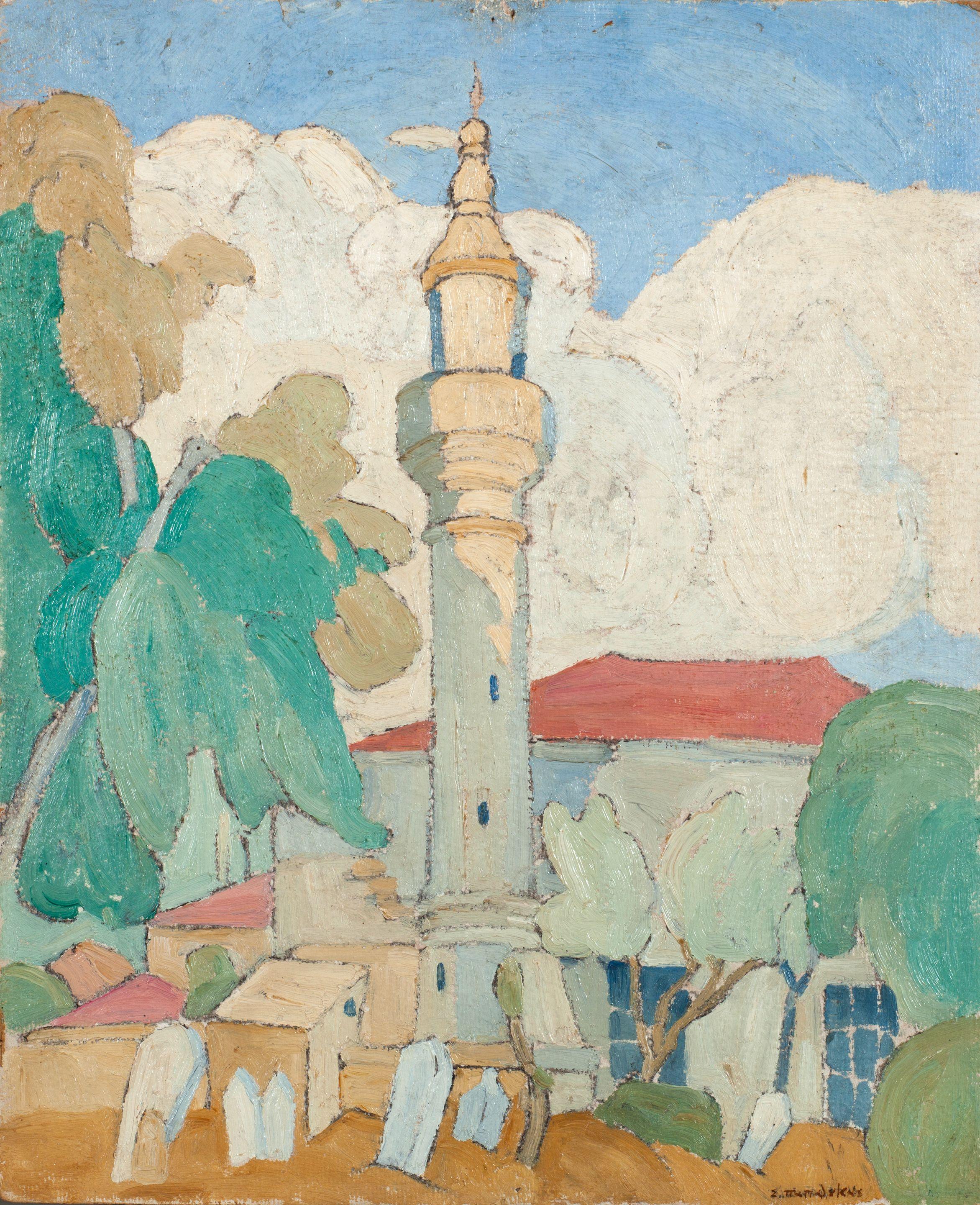 Spyros Papaloukas - Minaret in Lesvos
