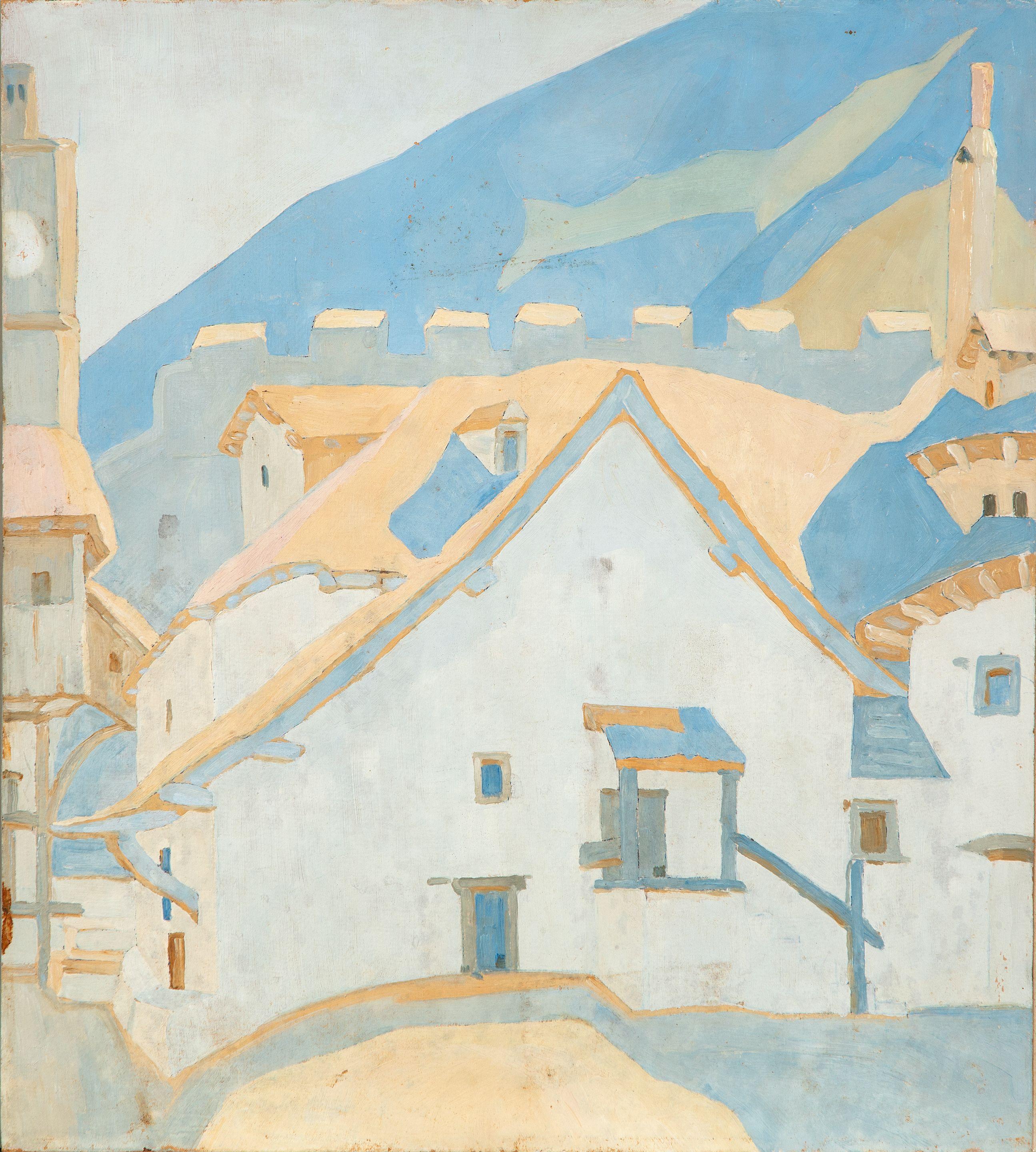 Spyros Papaloukas - The yard of the Megistis Lavras Monastery, Mount Athos