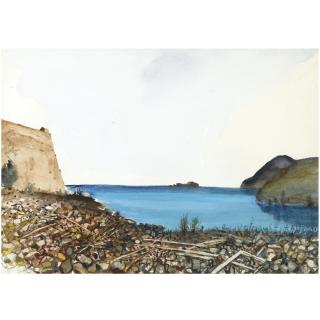 Spyros Vassiliou - Greek Cliffs And The Sea