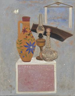 Spyros Vassiliou - Greek lamp, Jug And Decanter