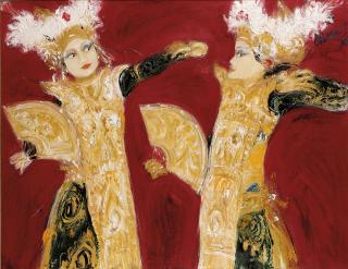 Srihadi Soedarsono - Legong Dancers