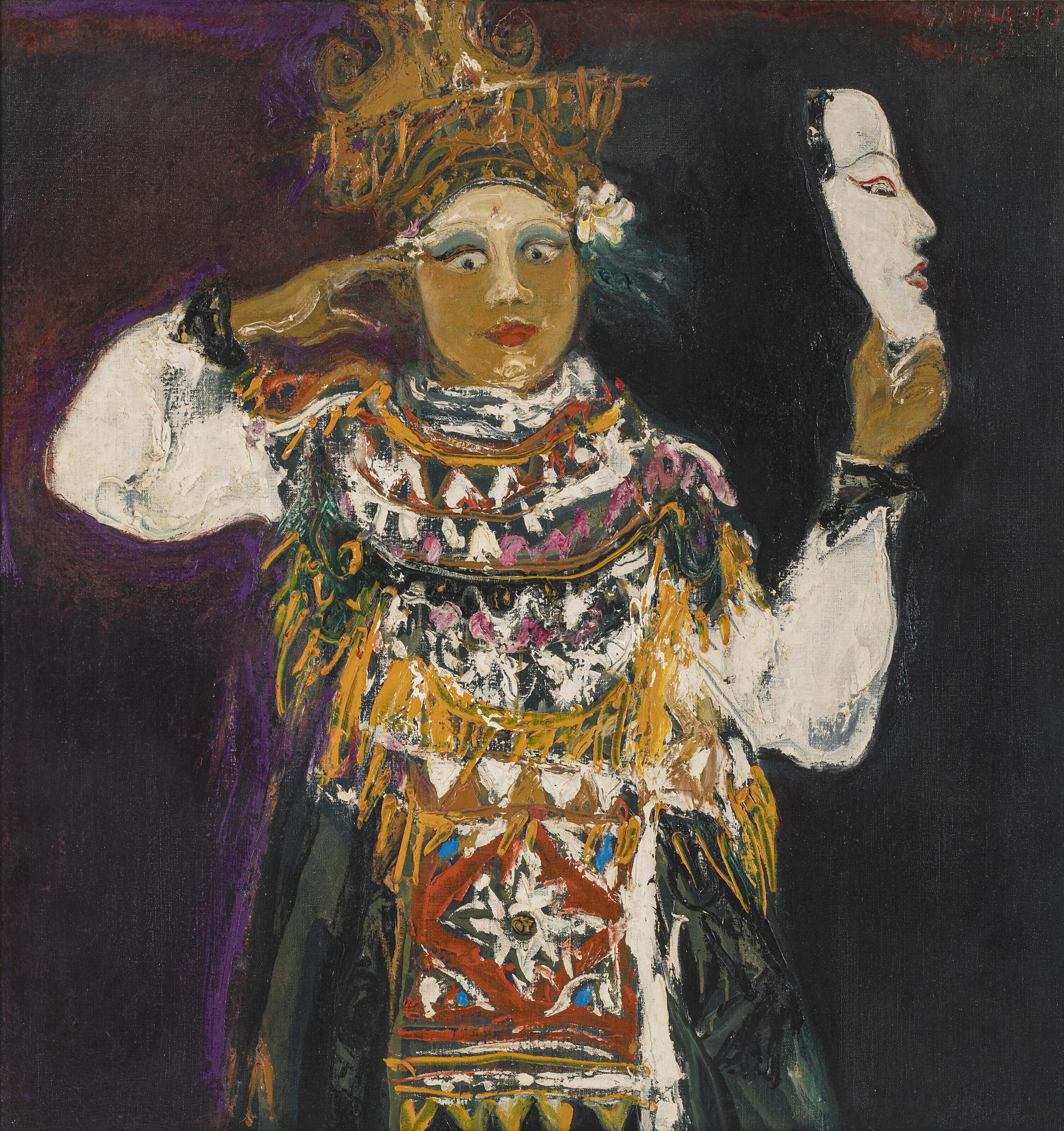 Srihadi Soedarsono - Penari Topeng (Mask Dancer)
