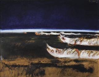 Srihadi Sudarsono - Bali Beach (Seascape In Bali)