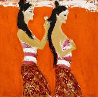 Srihadi Sudarsono - Dialogue of the Dancers