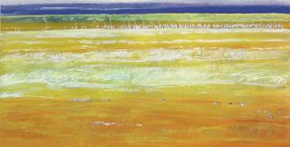 Srihadi Sudarsono - Melasti Procession Through Golden Rice Field